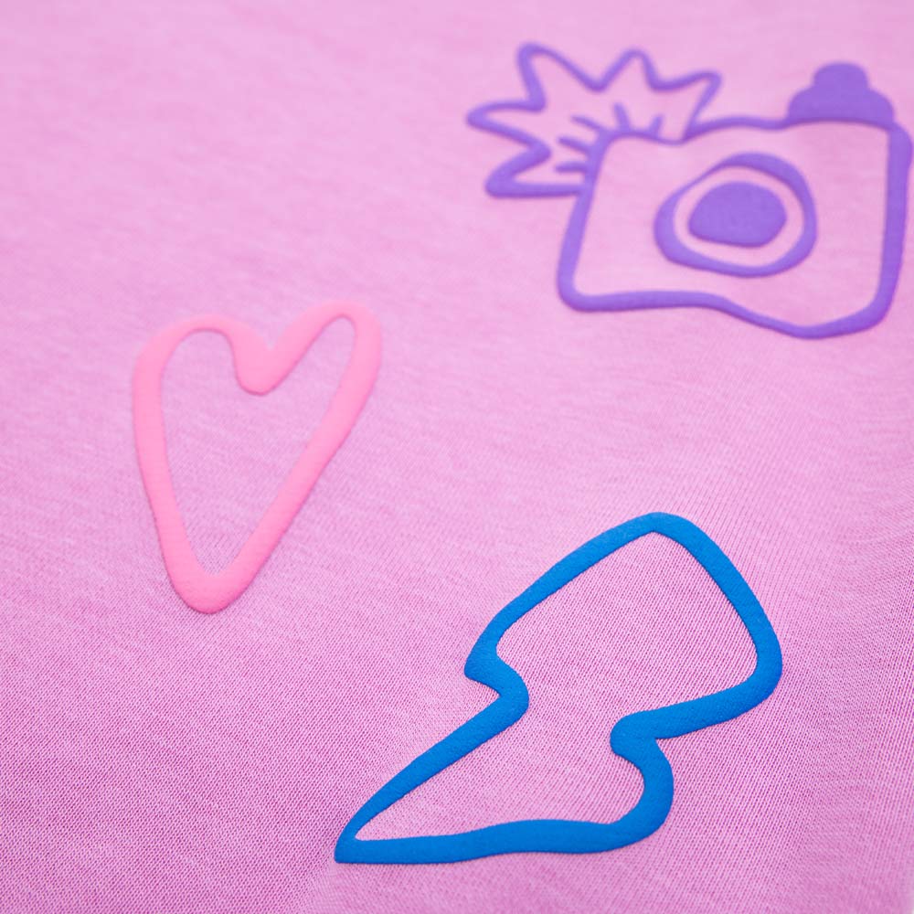 07864069-42 Костюм толстовка + брюки розовый, все фото 4