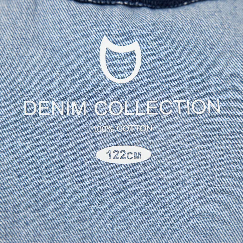 07757069-40 Джинсовая куртка-бомбер для мальчика, все фото 8