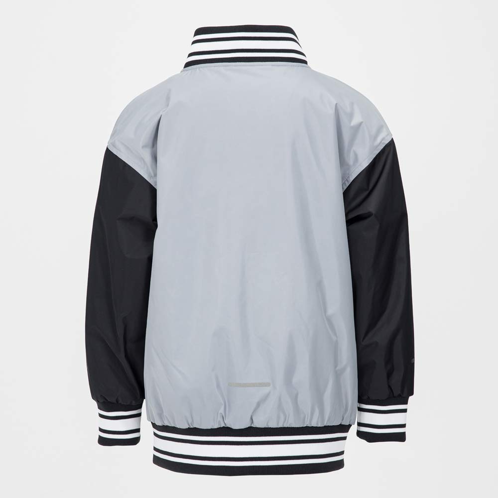 07757070-40 Куртка-бомбер для мальчика серый-черный, все фото 3