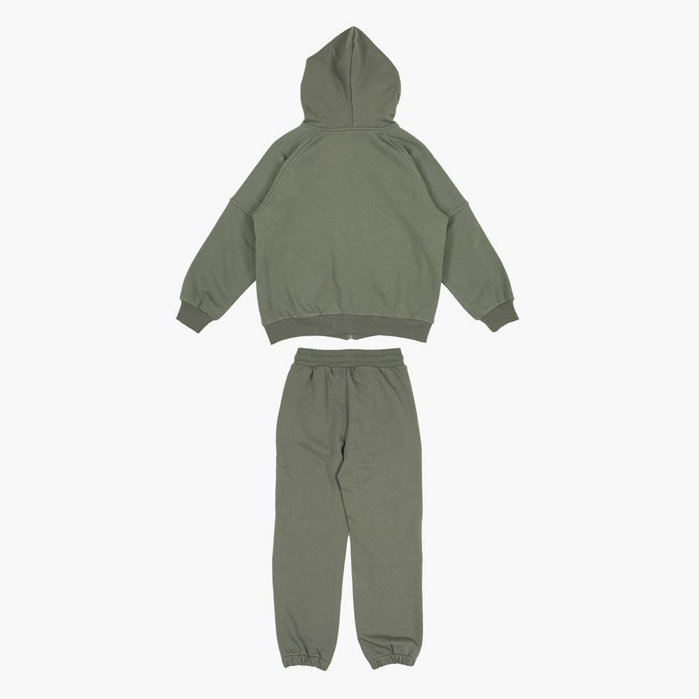 07764085-41 Костюм толстовка + джоггеры темно-зеленый, все фото 2