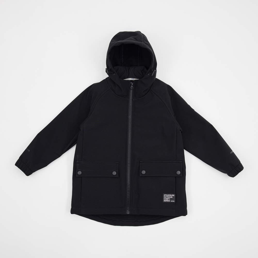 07757061-40 Куртка с SoftShell и мембраной для мальчика черный, все фото 1