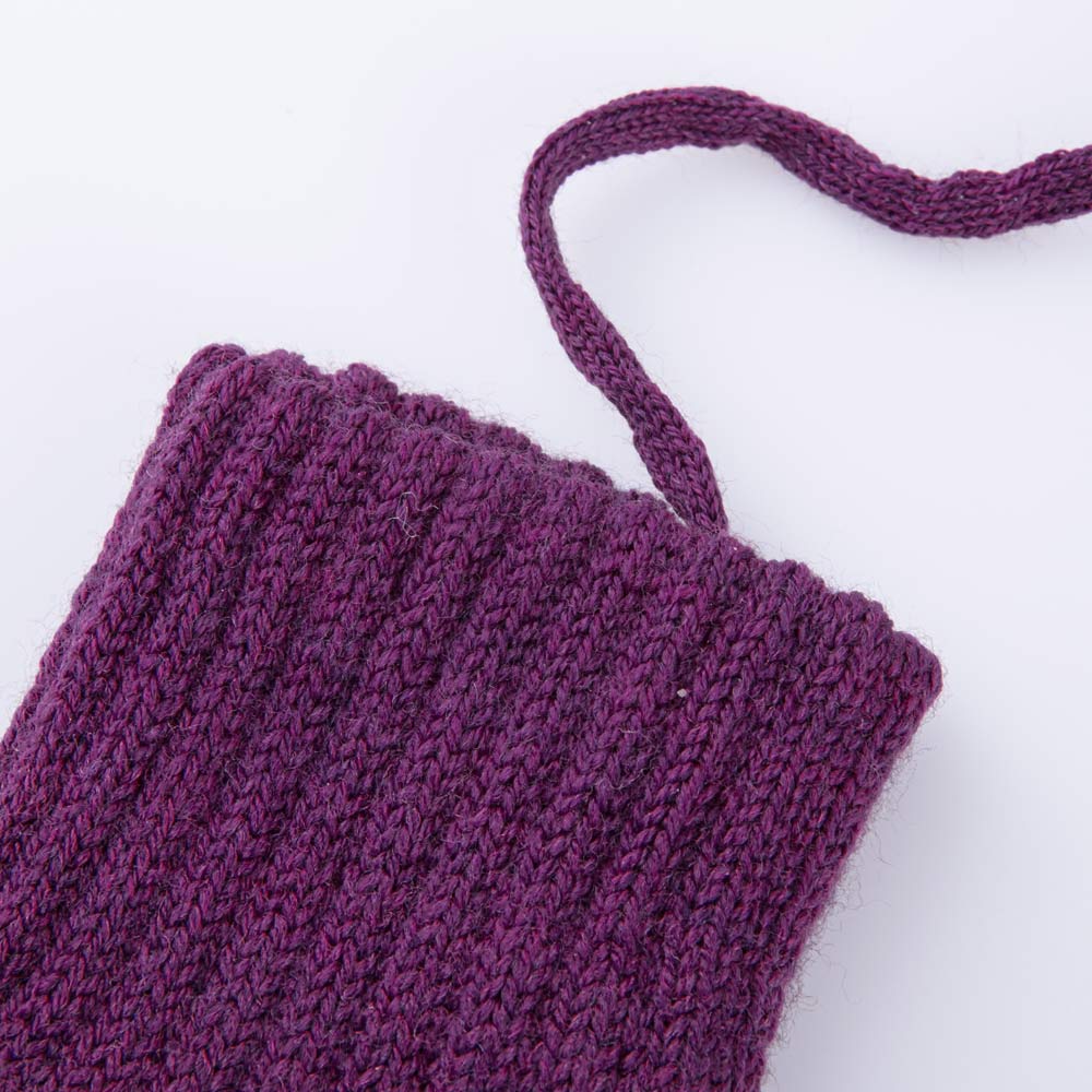 07821239-41 Перчатки из шерсти мериноса фиолетовый, все фото 2