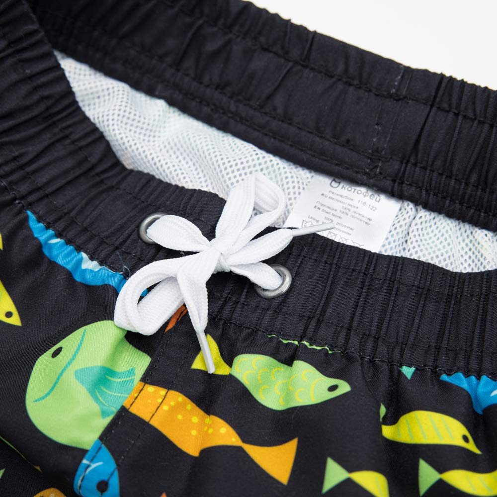 07753019-40 Шорты пляжные для мальчика Рыбки, все фото 4