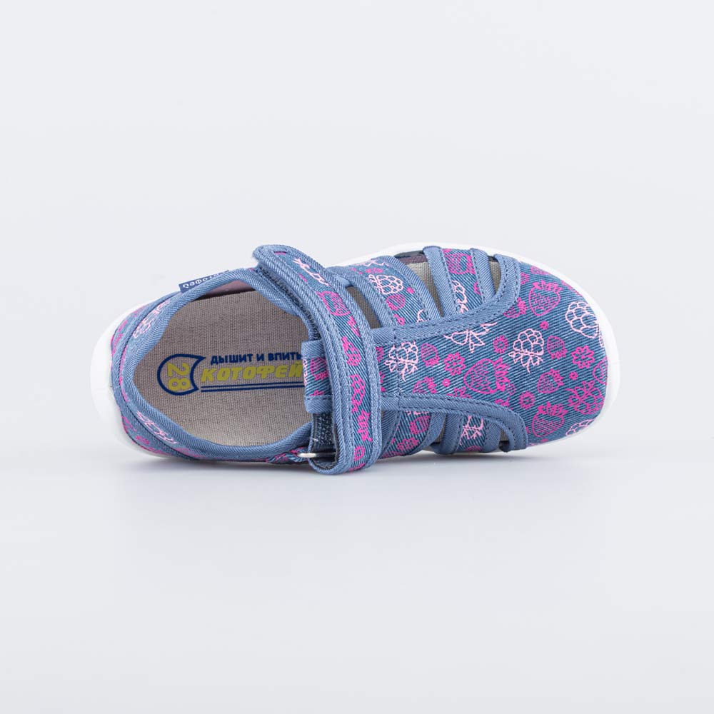 421094-11 Хлопковые сандалии Ягодки, все фото 4