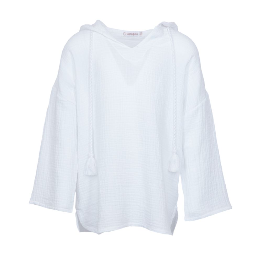 07052059-40 Детская пляжная туника белый, все фото 1