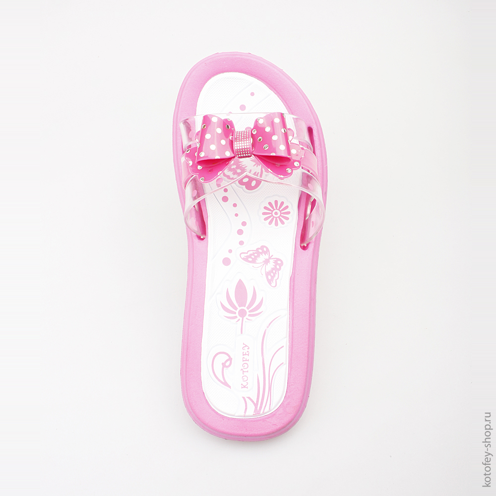525016-01 Пляжная обувь розовая, все фото 4