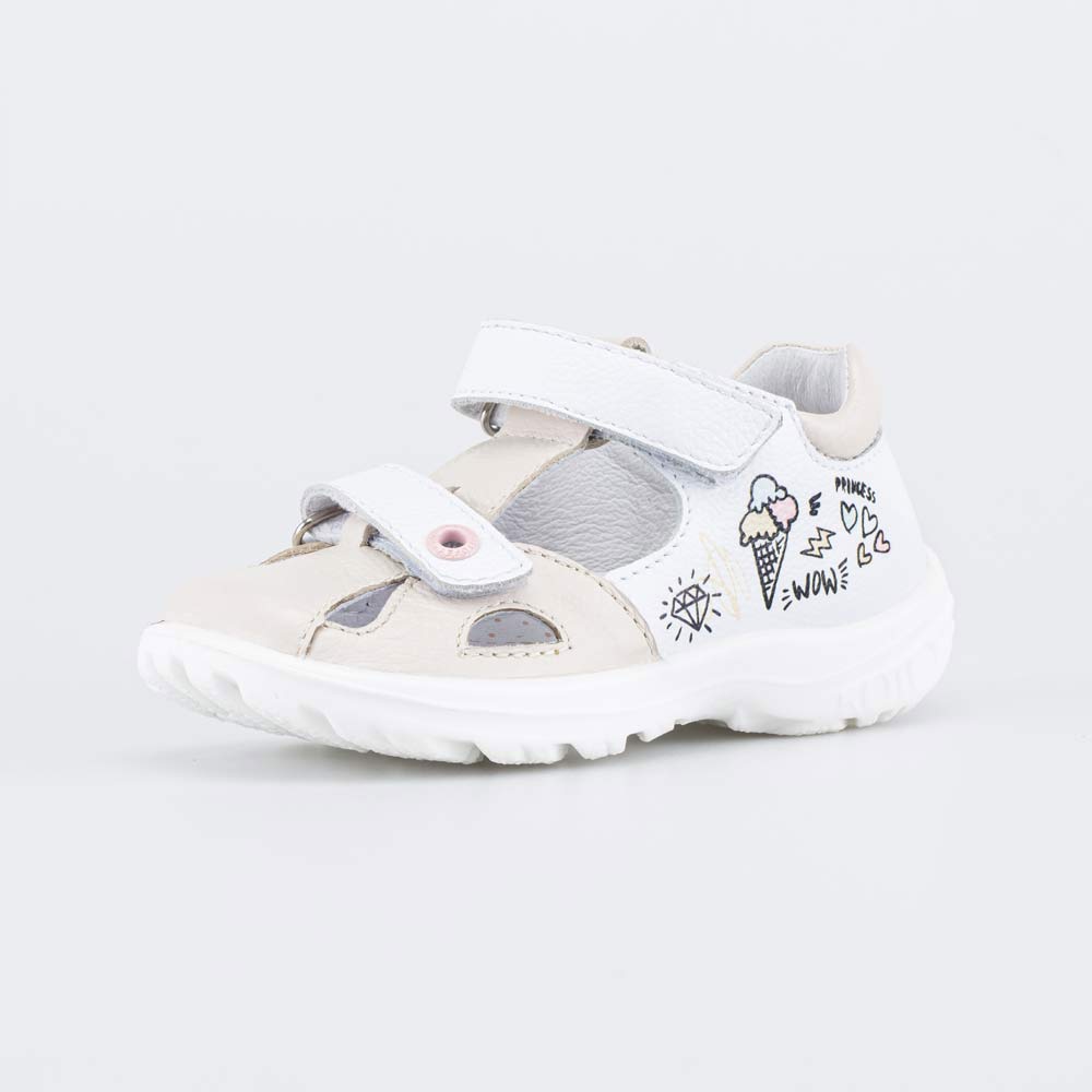 322120-24 Кожаные сандалии Пломбир, все фото 1