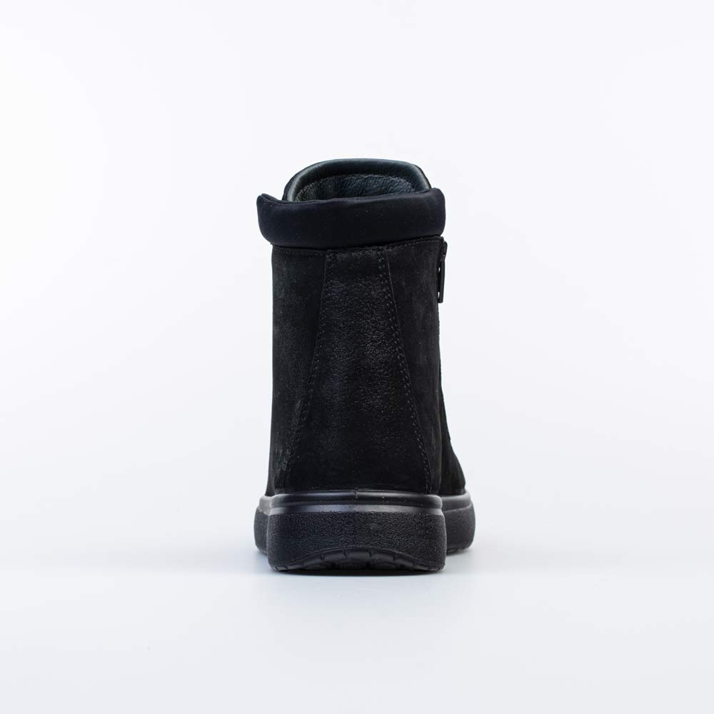 452131-21 Кожаные ботинки черного цвета , все фото 5