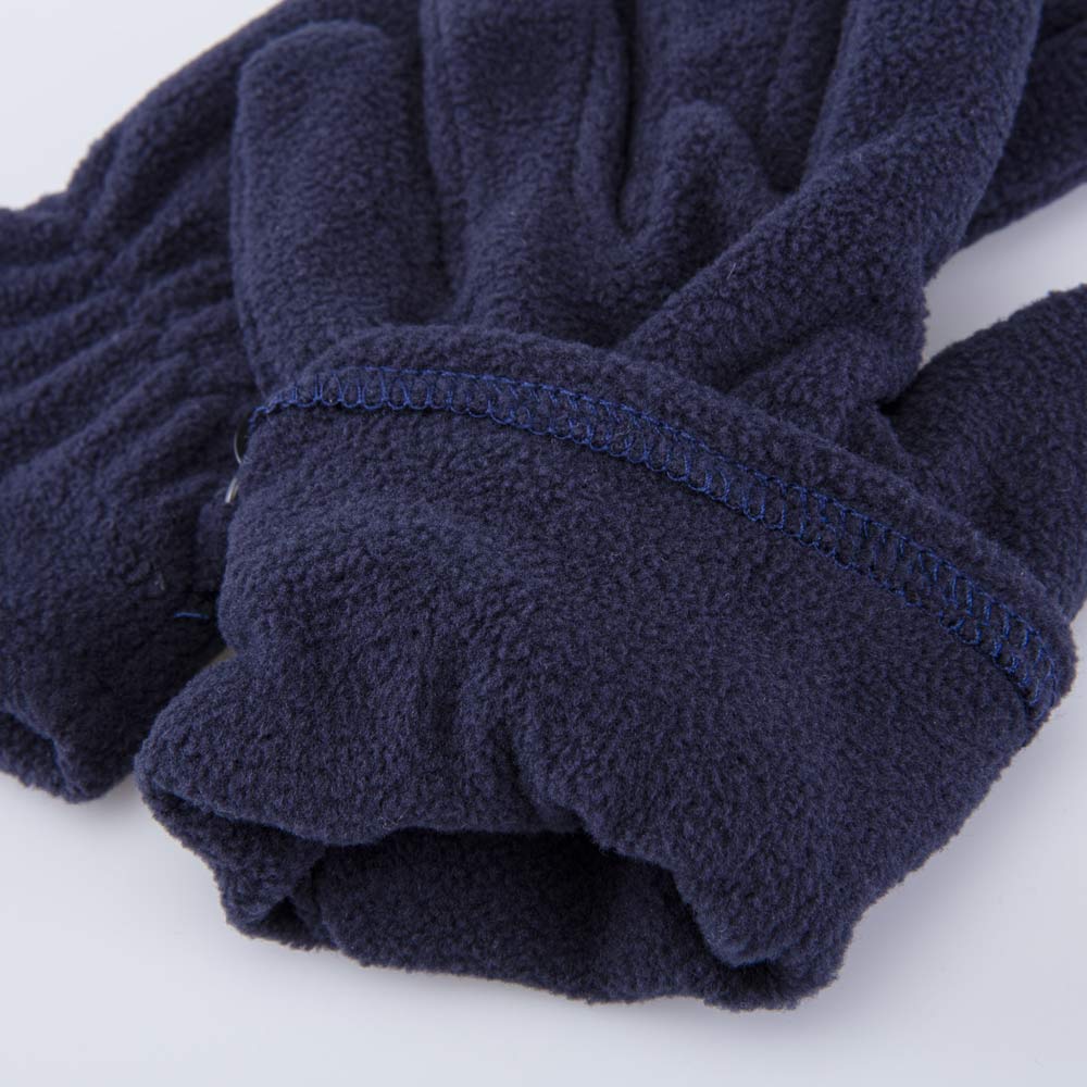 07721155-02 Флисовые перчатки двухслойные темно-синий, все фото 3