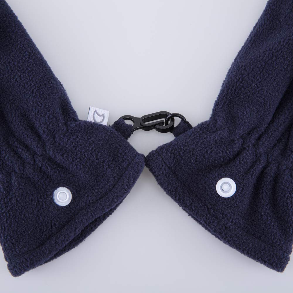 07721155-02 Флисовые перчатки двухслойные темно-синий, все фото 4