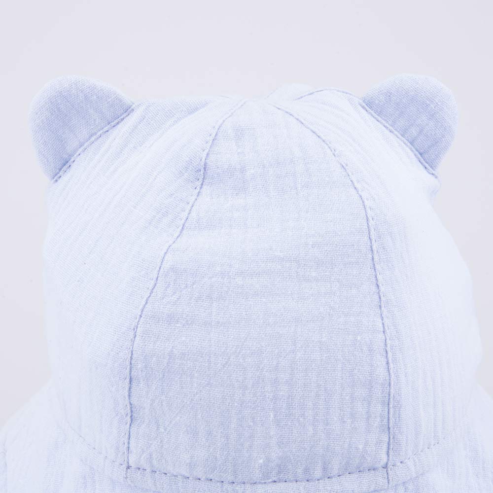 07710021-40 Панама из муслина с ушками голубая, все фото 4