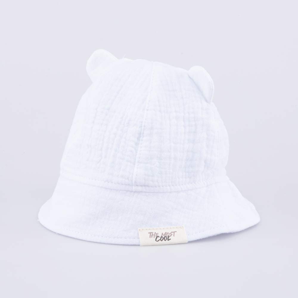 07710021-41 Панама из муслина с ушками белая, все фото 1