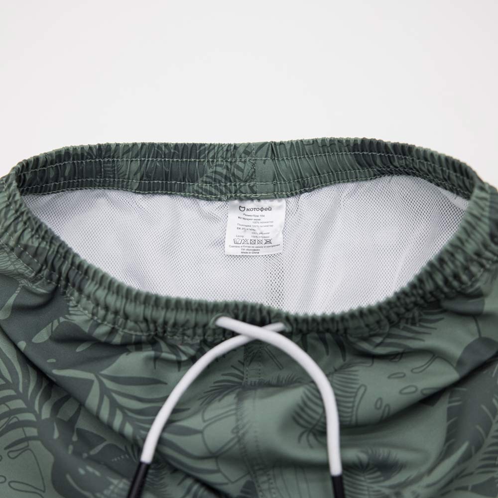 07753066-40 Шорты плавательные для мальчика оливковый, все фото 3