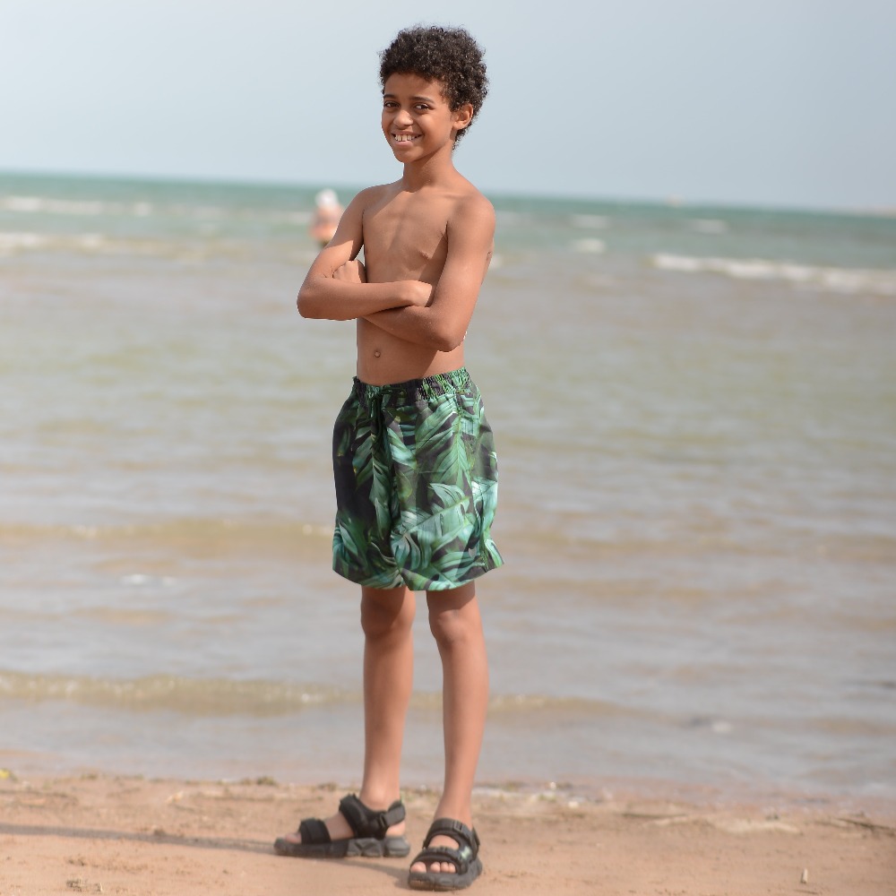 07753068-40 Шорты плавательные для мальчика зеленый, все фото 4