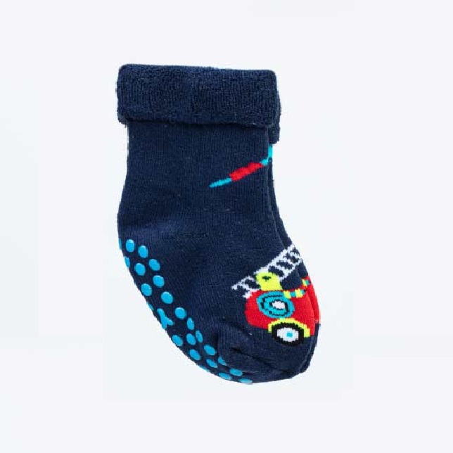 07742352-40 Носки детские с тормозами махровые пожарная машинка, все фото 1