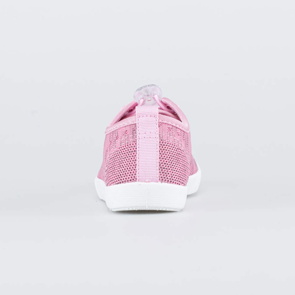731121-14 Кеды из вязаного текстиля для девочки розовый, все фото 5
