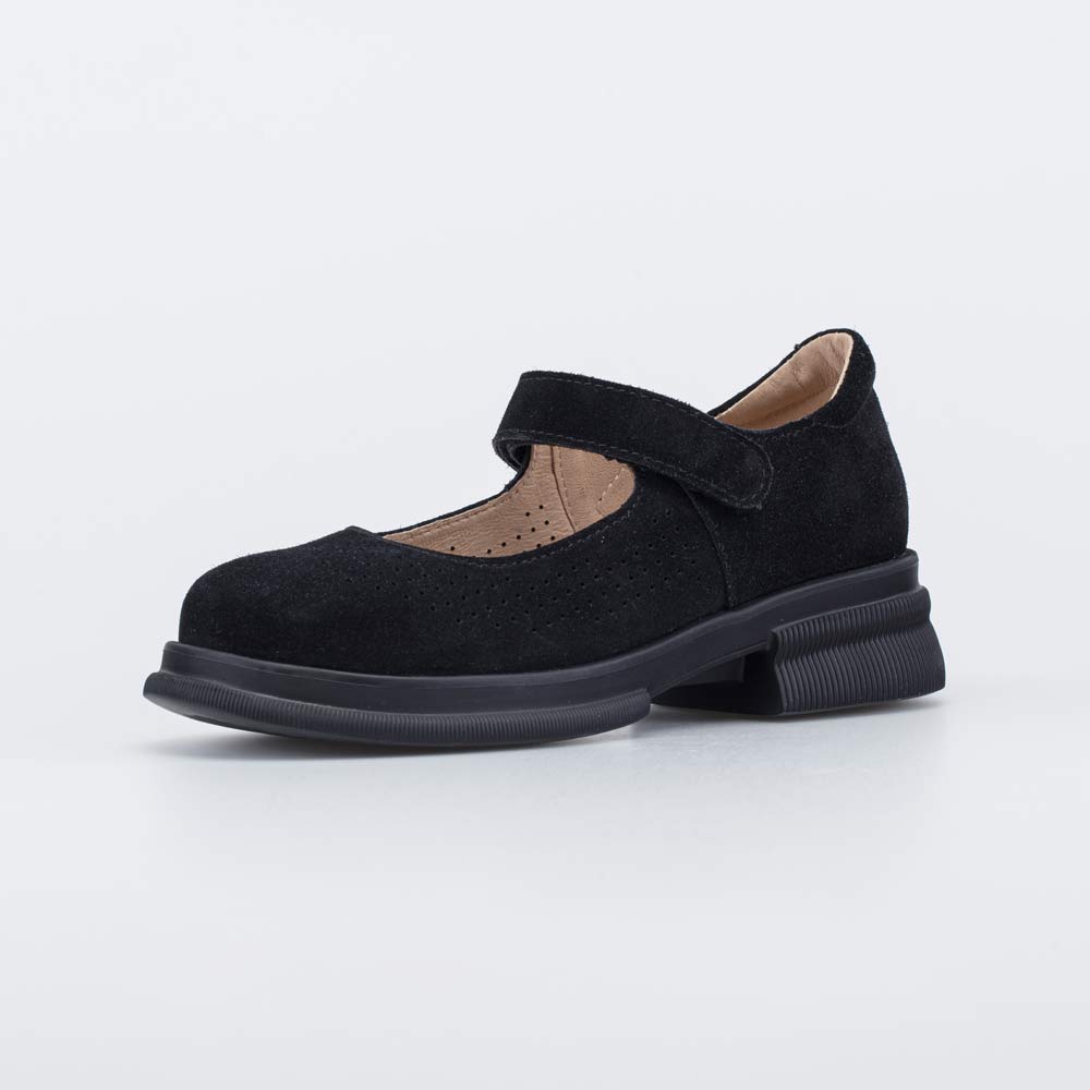 732425-21 Кожаные туфли в школу черный, все фото 1