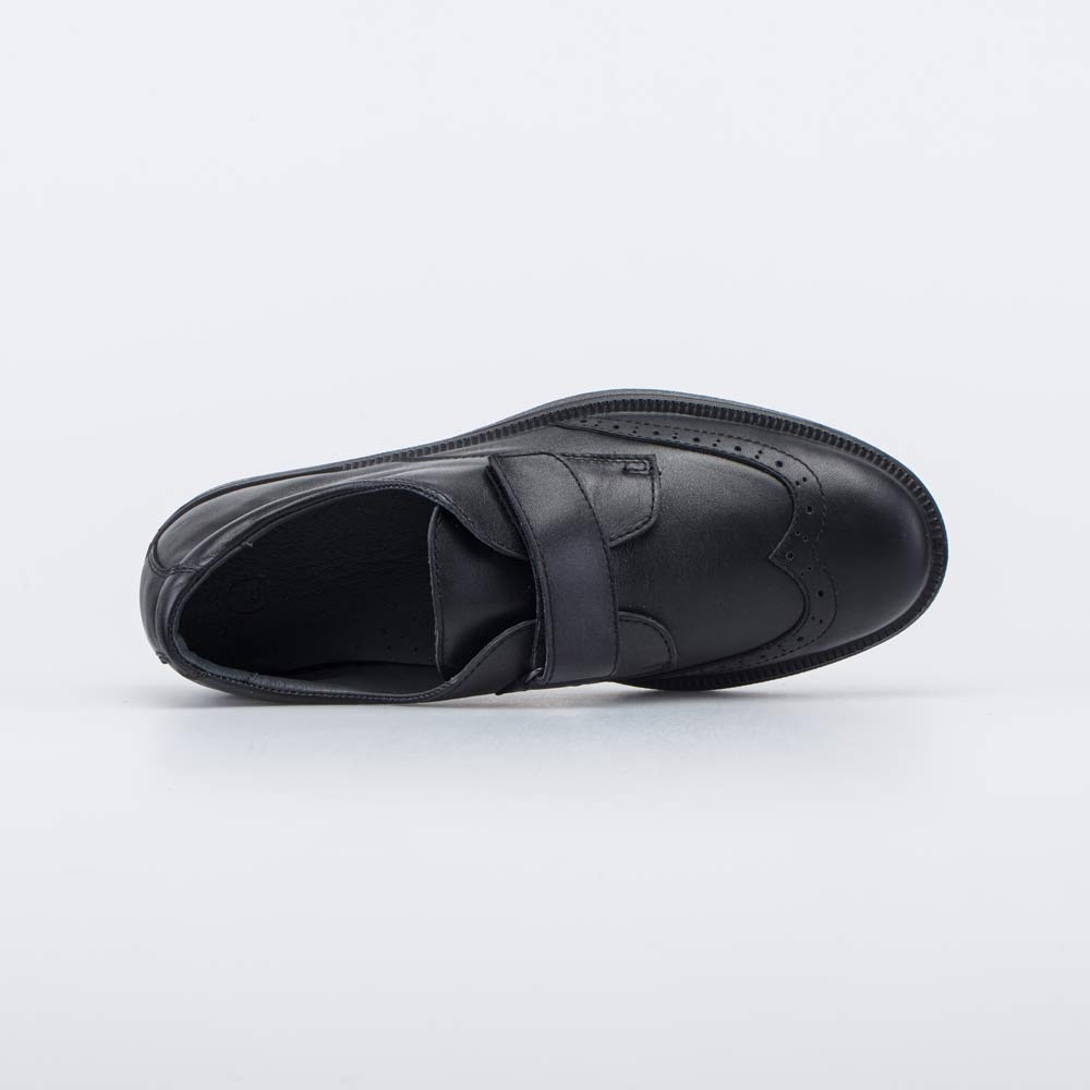 732429-21 Черные туфли-броги школьные , все фото 4