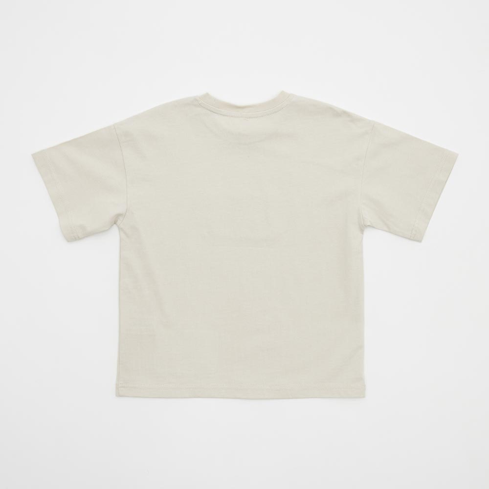 07702079-40 Бежевая футболка с принтом для мальчика, все фото 2