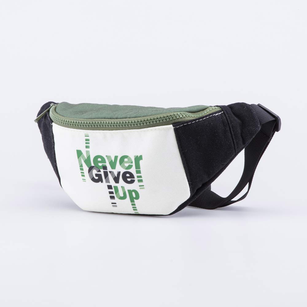 02719014-40 Сумка поясная для мальчика черный + бежевый, все фото 2