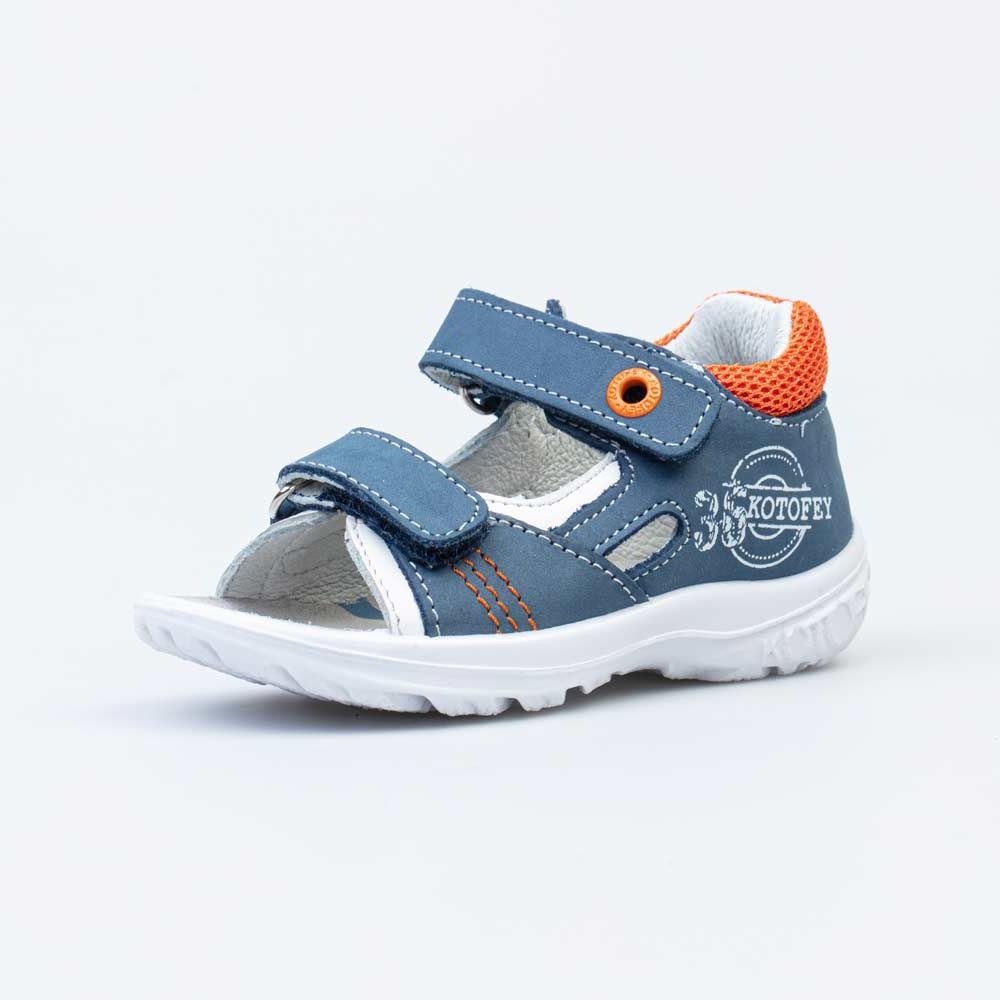 122181-21 Сандалии из натурального нубука для мальчика, все фото 1