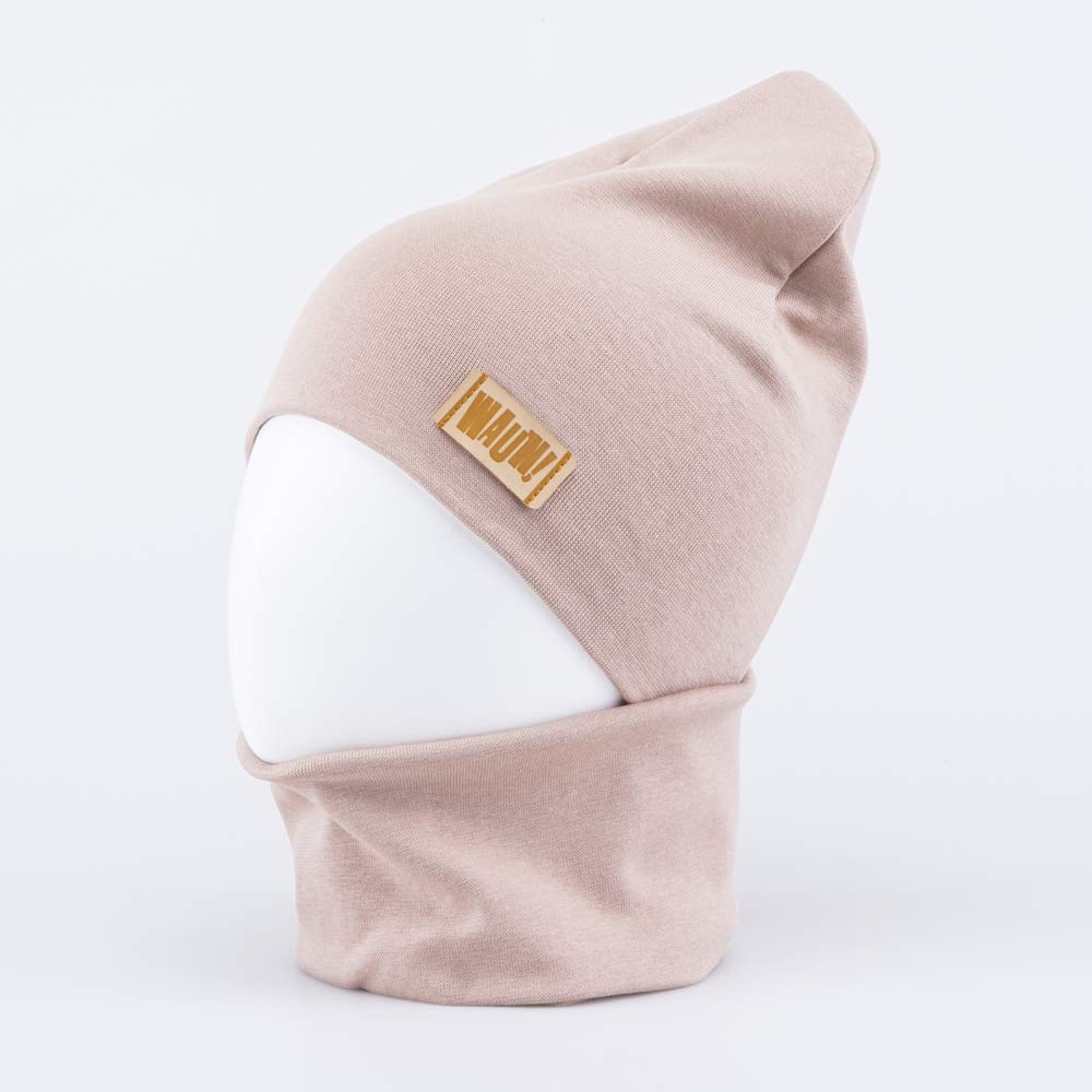 07804001-40 Комплект детский шапка+снуд бежевый, все фото 1