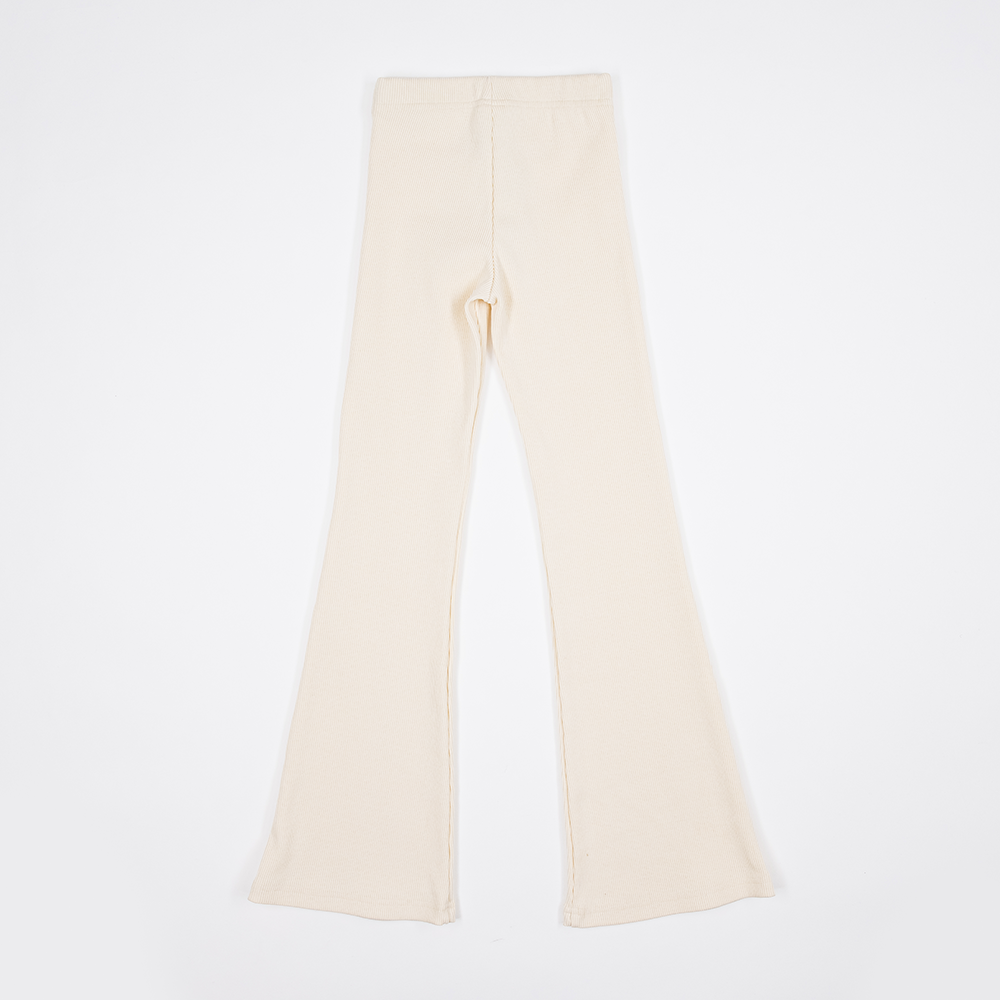 07859072-40 Брюки для девочки в рубчик молочный, все фото 2