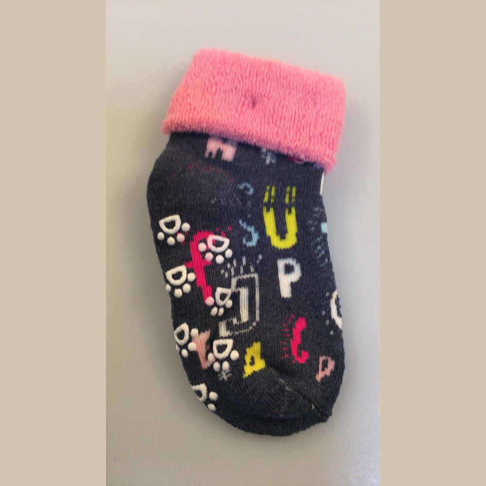 07842353-40 Носки детские с тормозами махровые Буквы, все фото 1