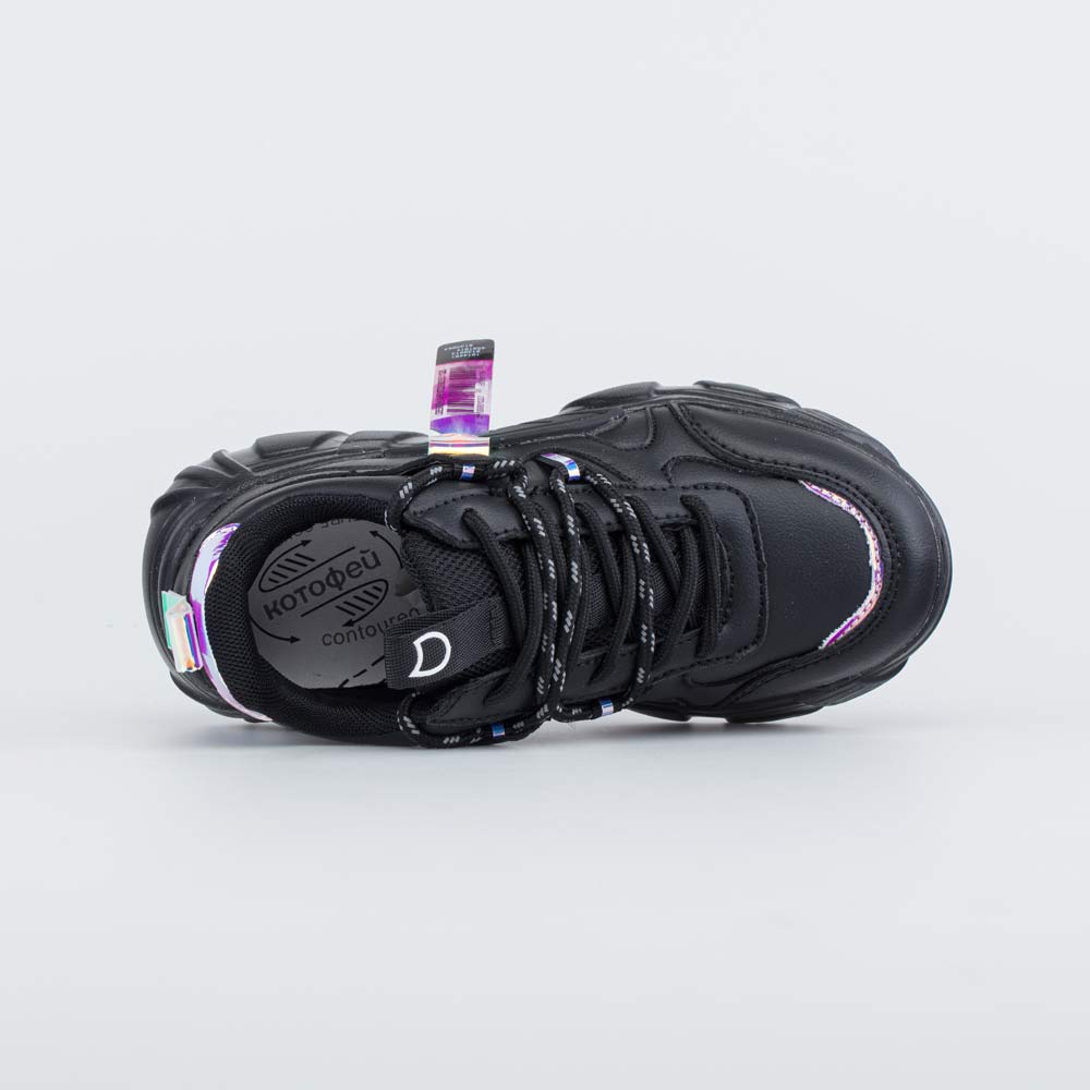 644357-71 Черные кроссовки с двойной шнуровкой, все фото 4