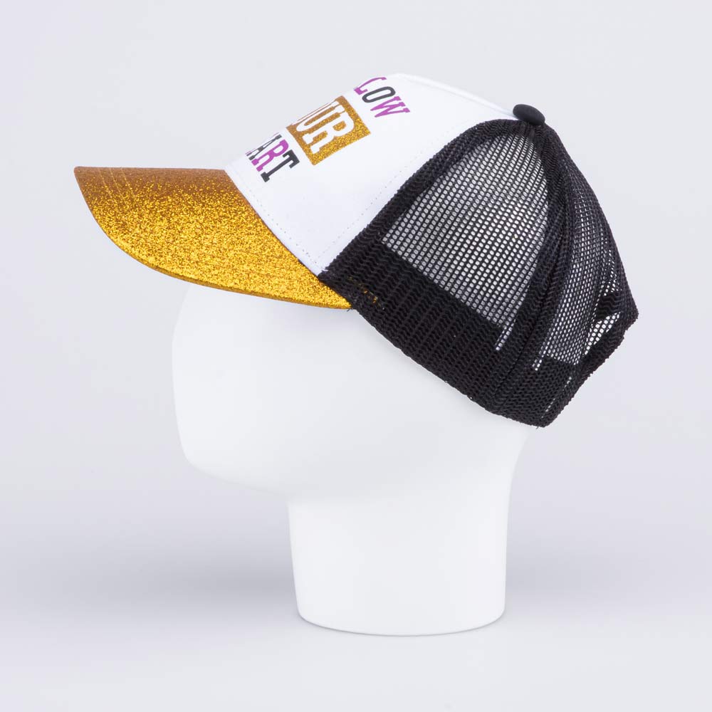 07811750-40 Кепка-бейсболка с сеткой Следуй за своим сердцем, все фото 2