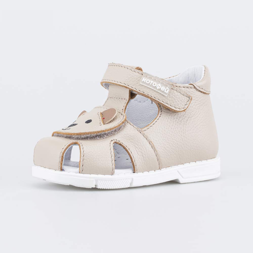 022151-22 Кожаные сандалии Первые шаги Медвежонок, все фото 1