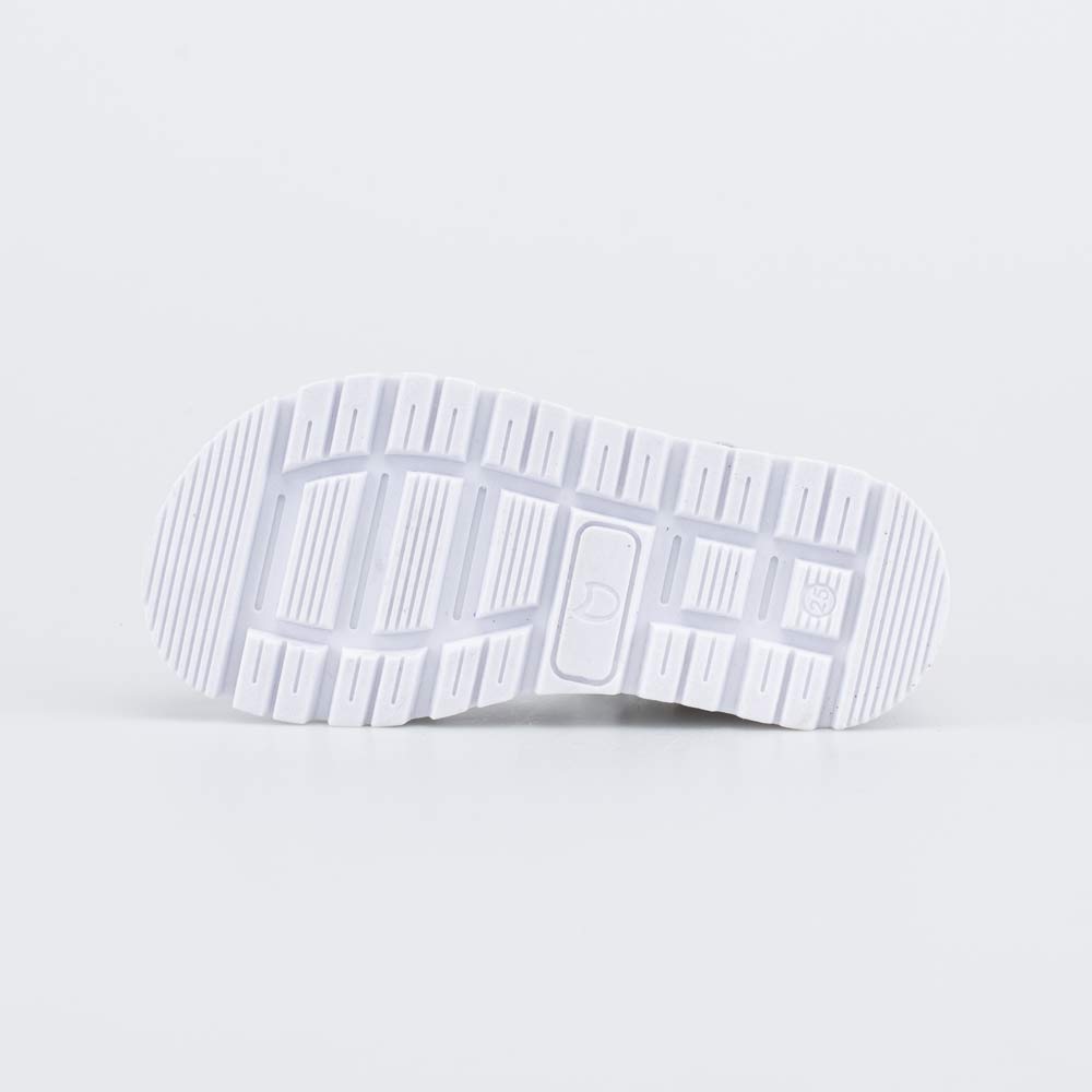 322188-21 Кожаные сандалии на липучках Серебро, все фото 3