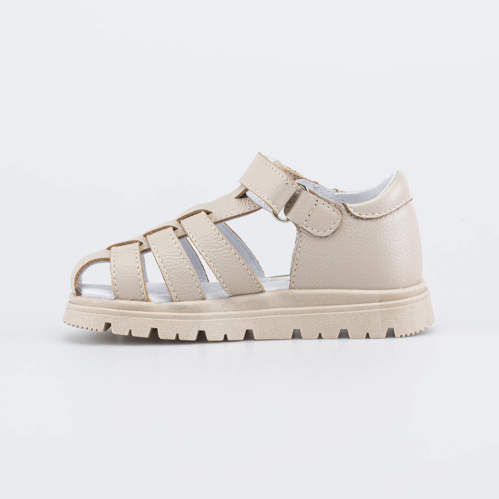 322189-21 Кожаные сандалии Бежевая карамель, все фото 2