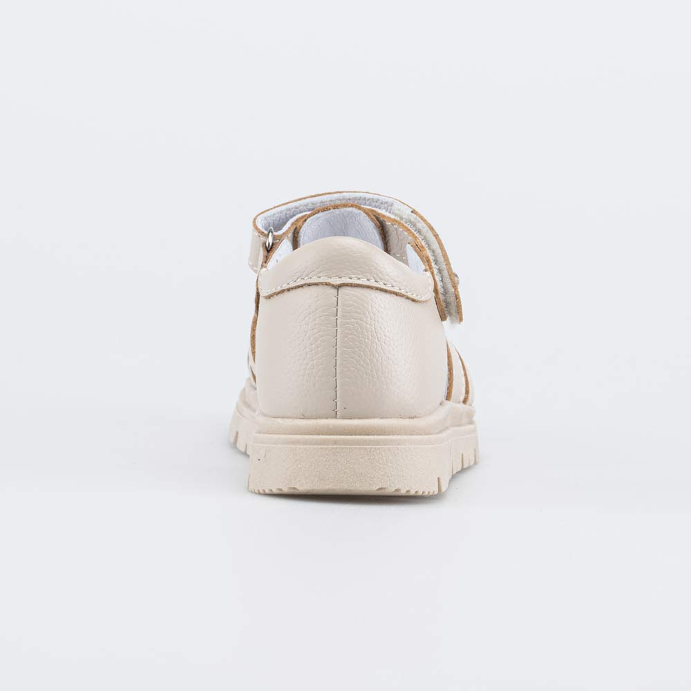 322189-21 Кожаные сандалии Бежевая карамель, все фото 5