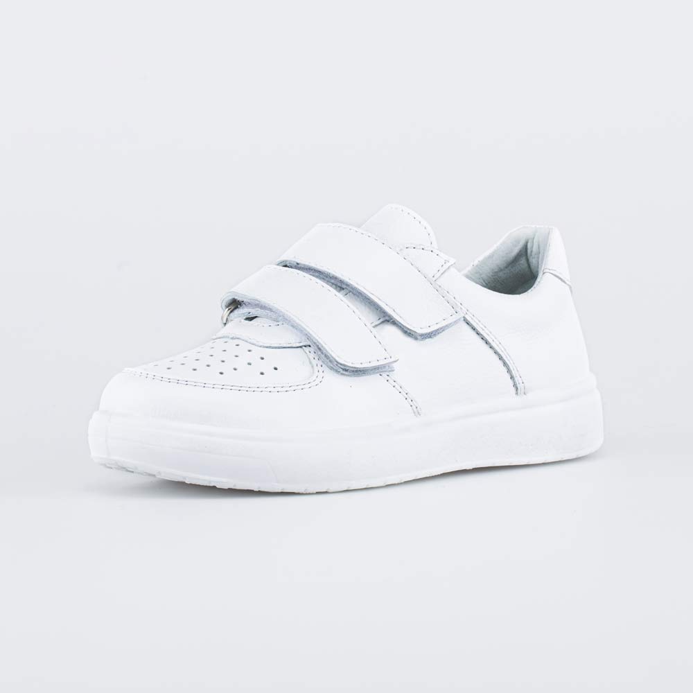 532279-28 Кожаные кеды-полуботинки на липучках, все фото 1