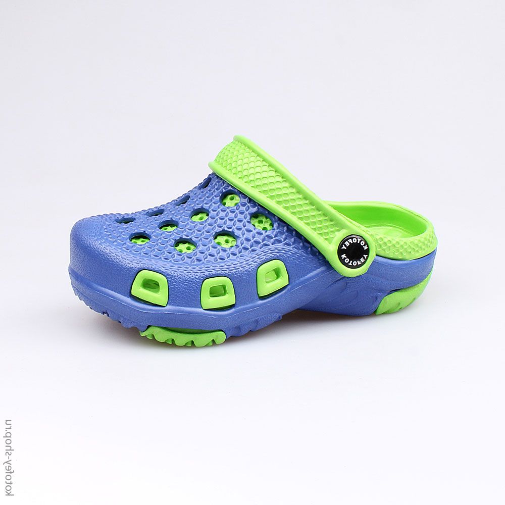 325038-01 Пляжная обувь сине-салатовая, все фото 1