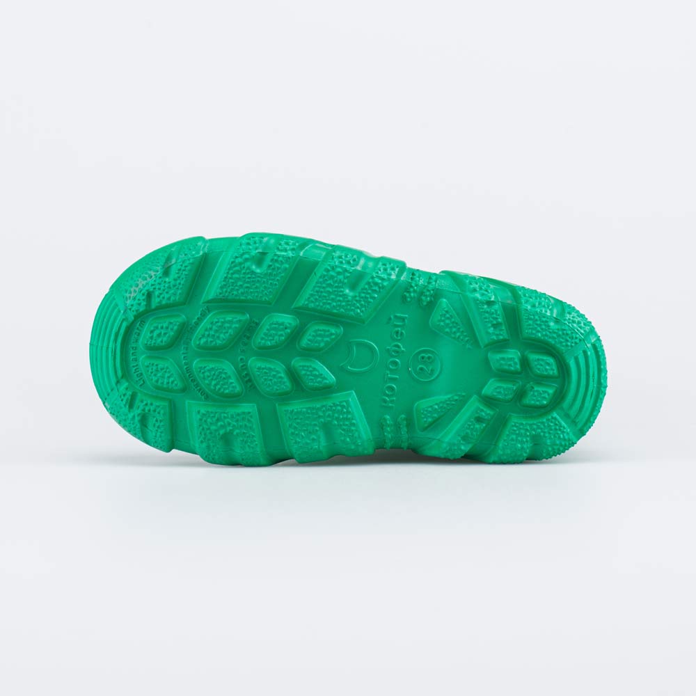 565134-13 Сапожки из ЭВА утепленные зеленый, все фото 3