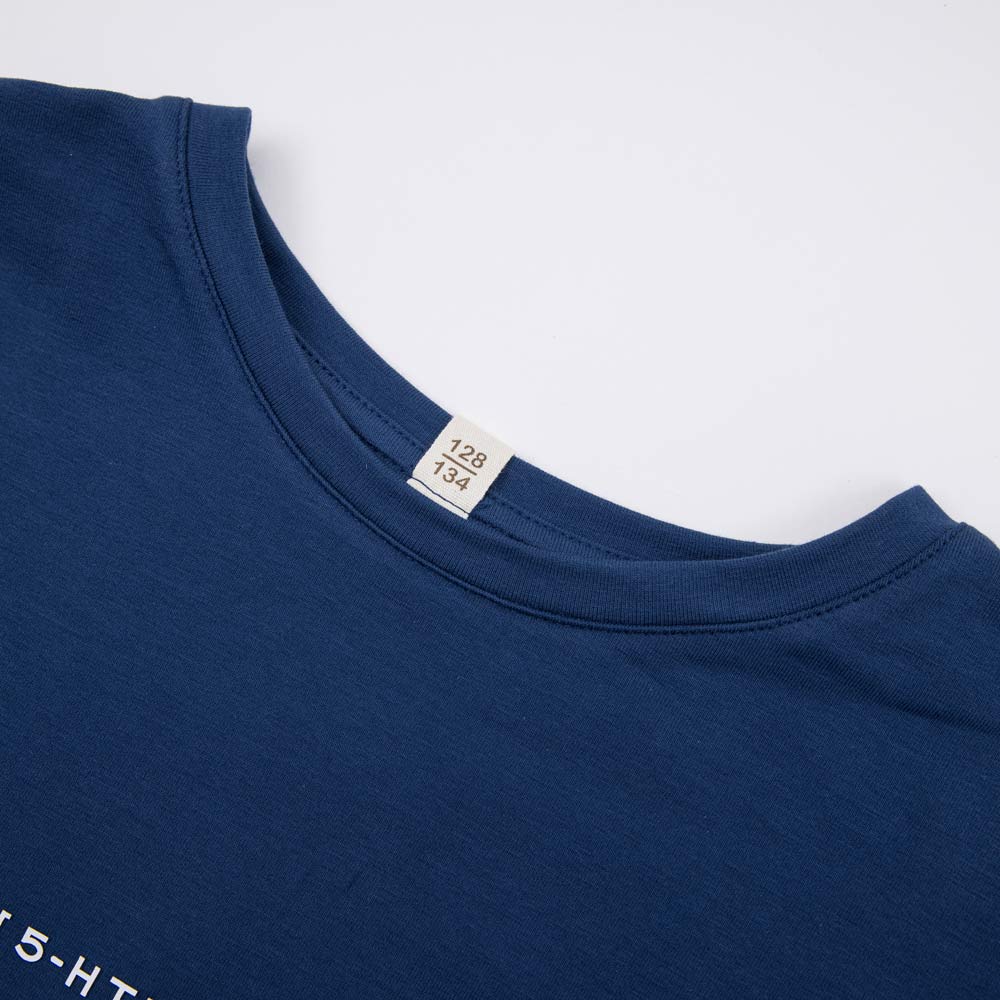 07764060-43 Костюм футболка + шорты для мальчика темно-синий, все фото 3