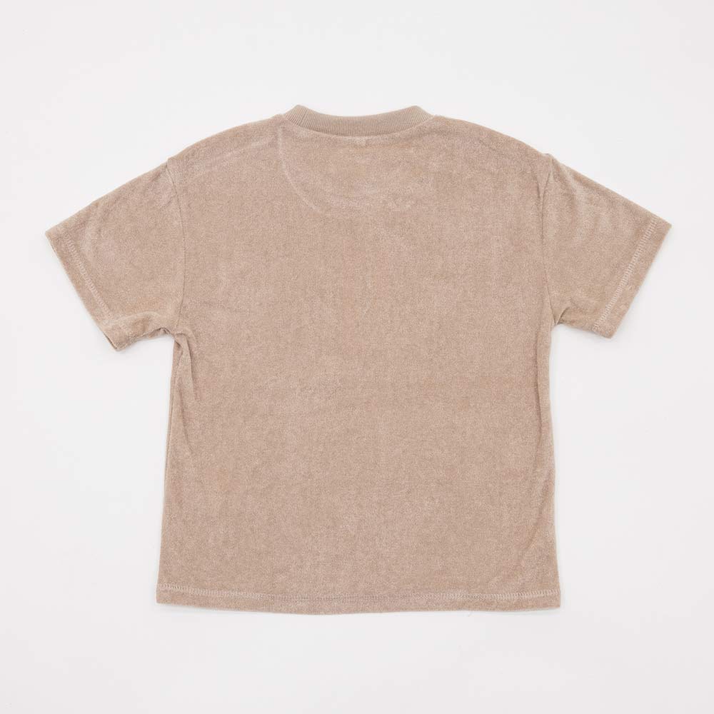 07764088-41 Махровая футболка для мальчика Неженка бежевый, все фото 2