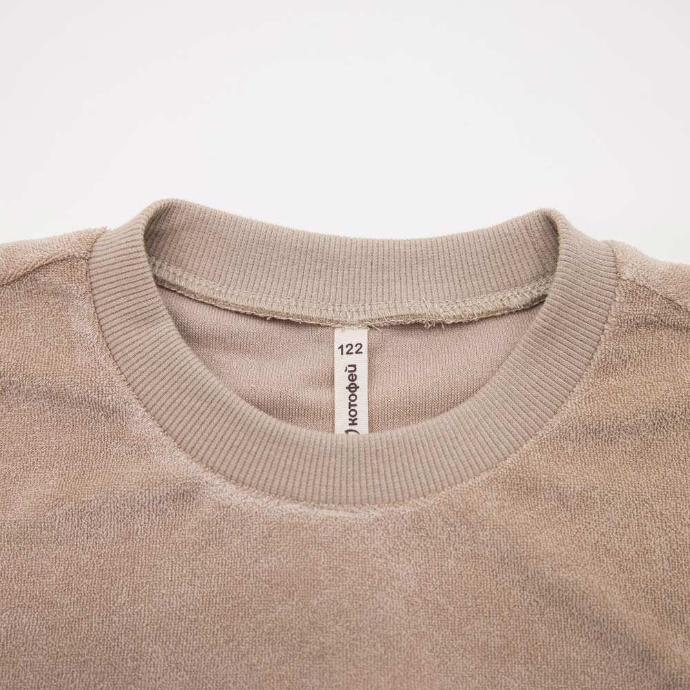 07764088-41 Махровая футболка для мальчика Неженка бежевый, все фото 4