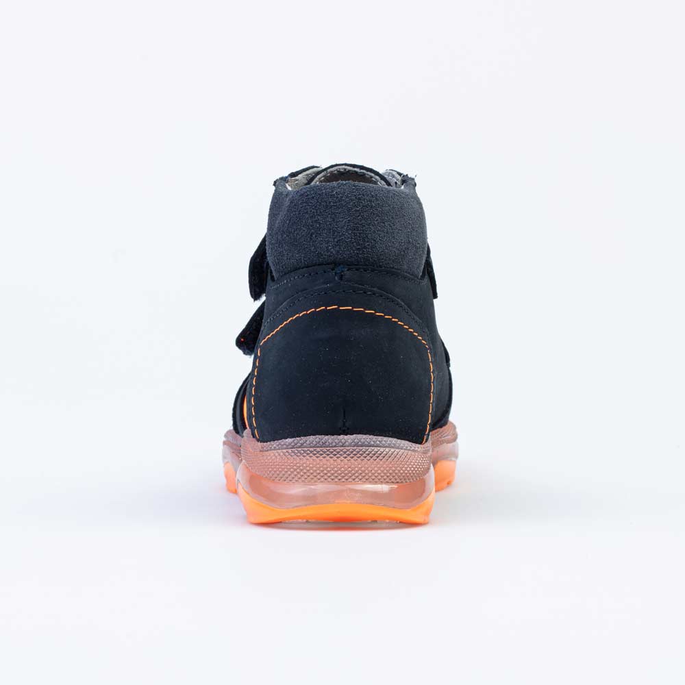 552243-23 Кожаные ботинки Оранжевая молния, все фото 5