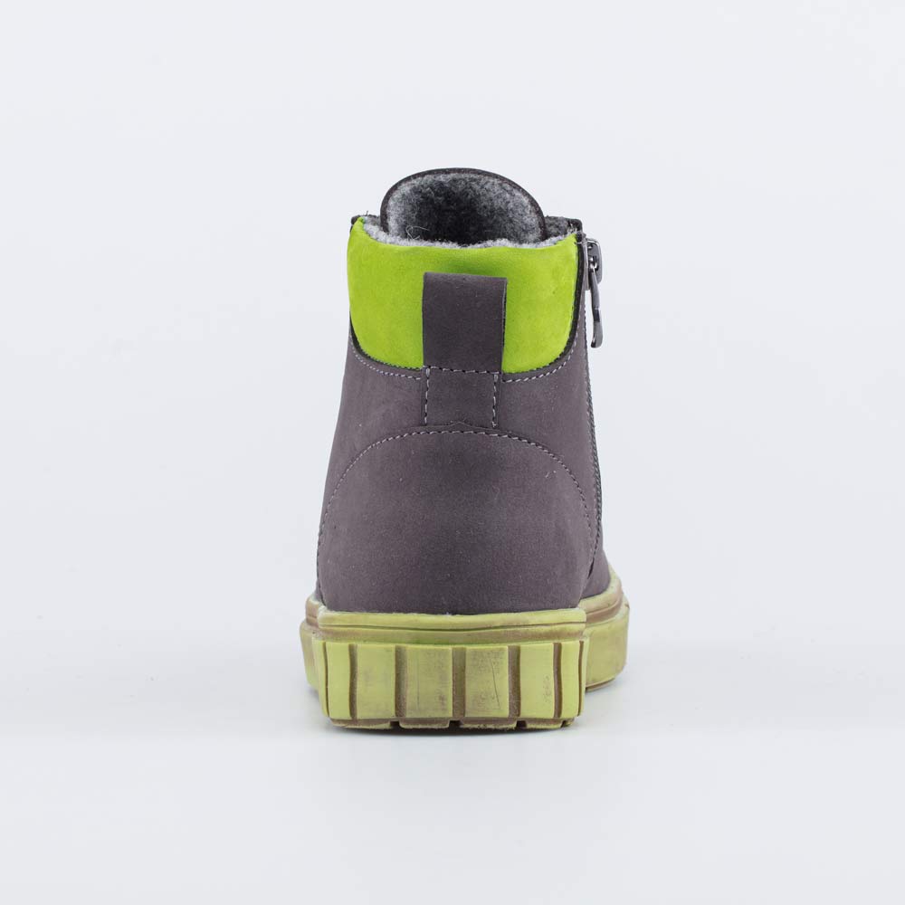 552282-32 Утепленные ботинки для мальчика серый, все фото 5