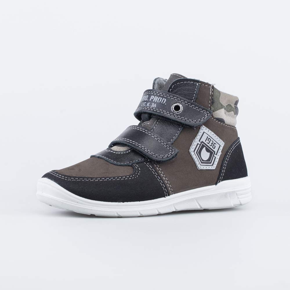 552228-34 Кожаные ботинки для мальчика на весну/осень, все фото 1