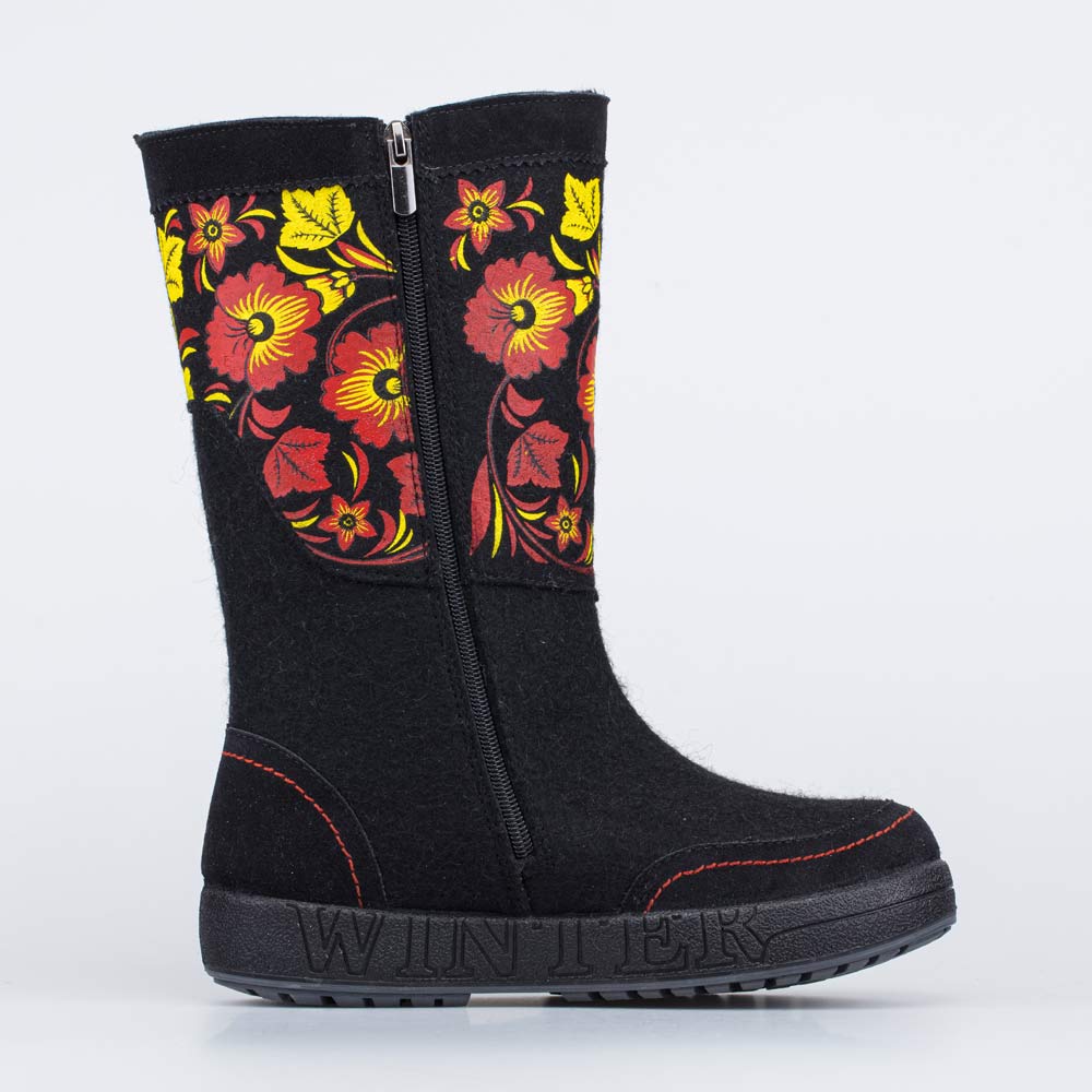 867115-41 Женские валенки с принтом Хохлома, все фото 2