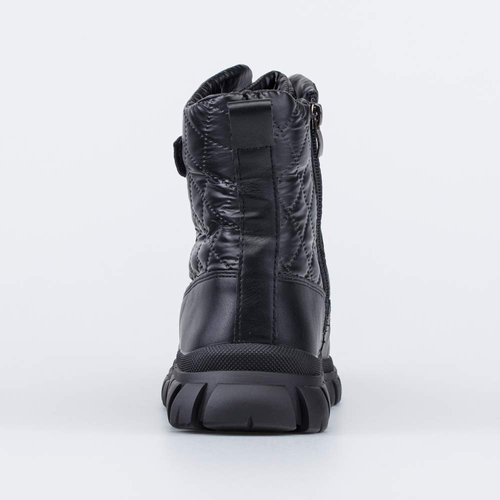 754065-42 Стеганые ботинки-дутики для девочки черный, все фото 5