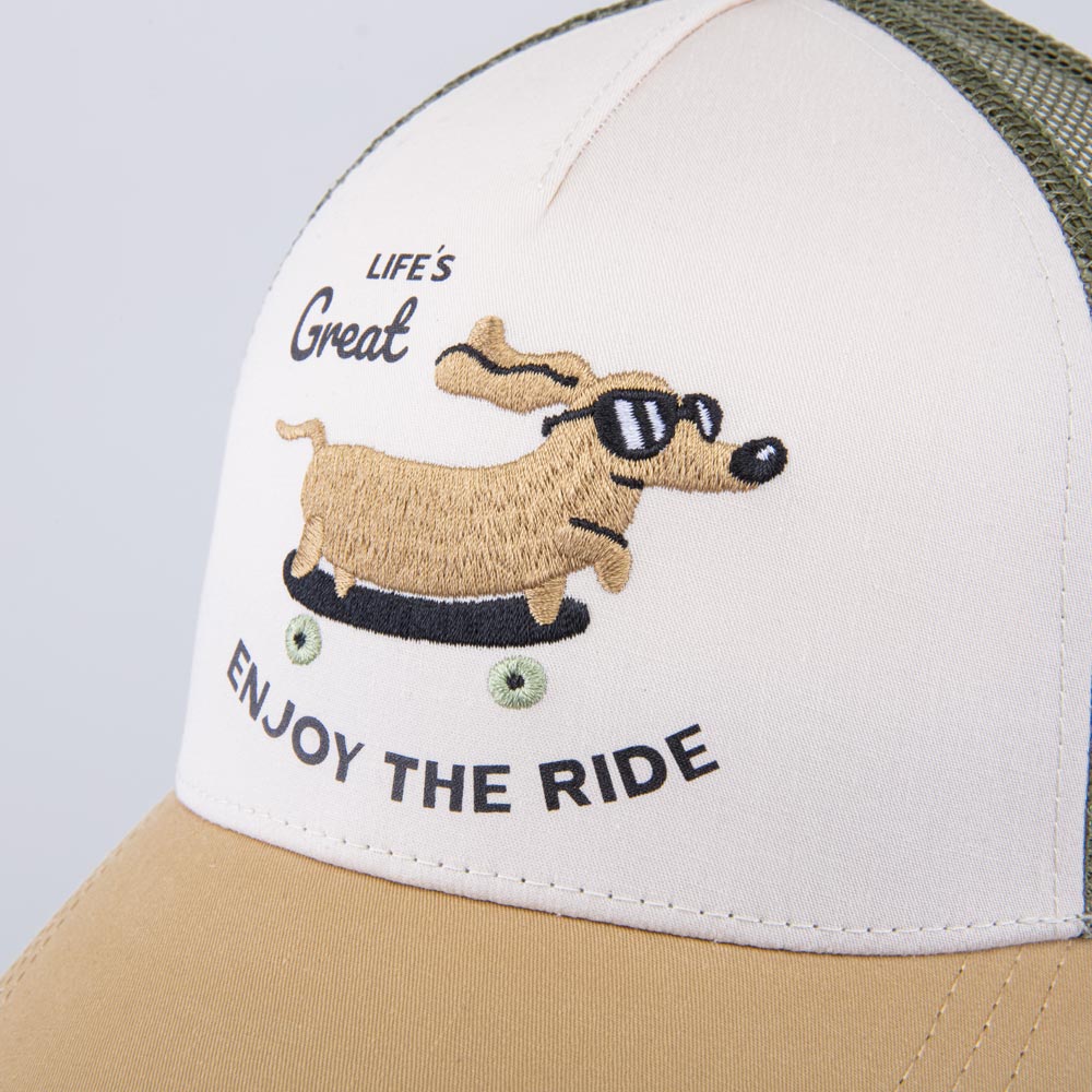 07709114-40 Кепка-бейсболка с сеточкой Такса-скейтер, все фото 5