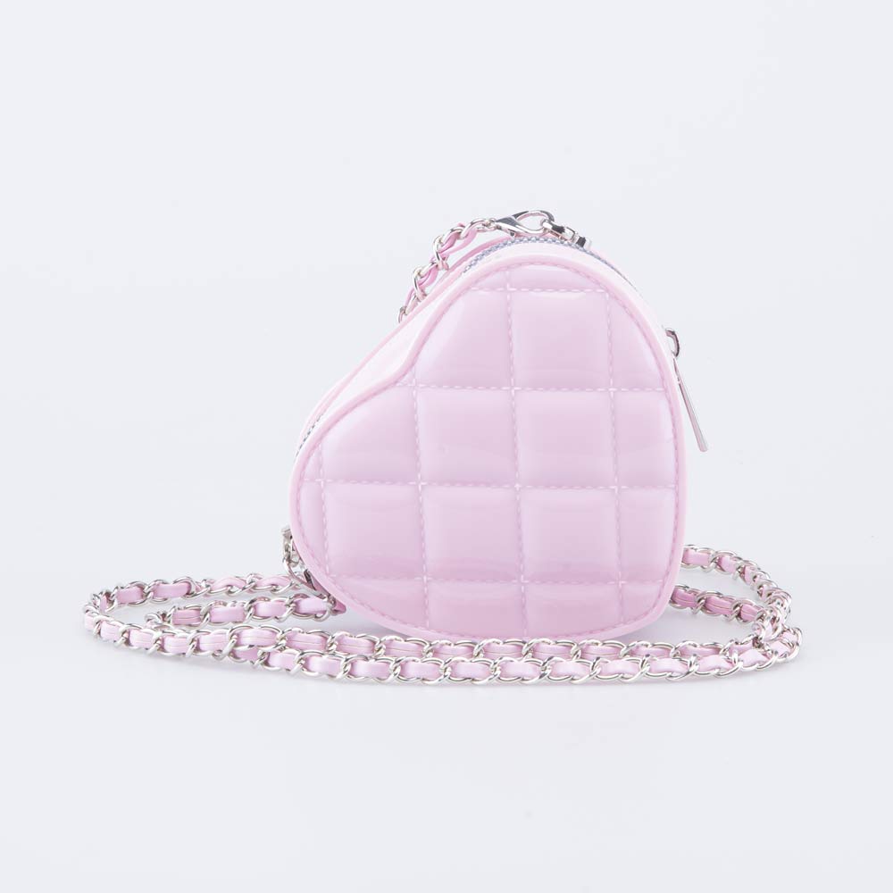 02802367-40 Сумка кросс-боди детская Сердце розовый, все фото 1