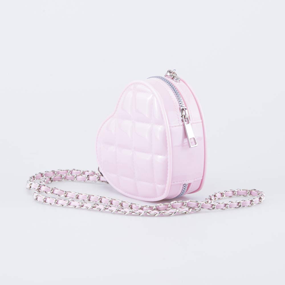 02802367-40 Сумка кросс-боди детская Сердце розовый, все фото 2