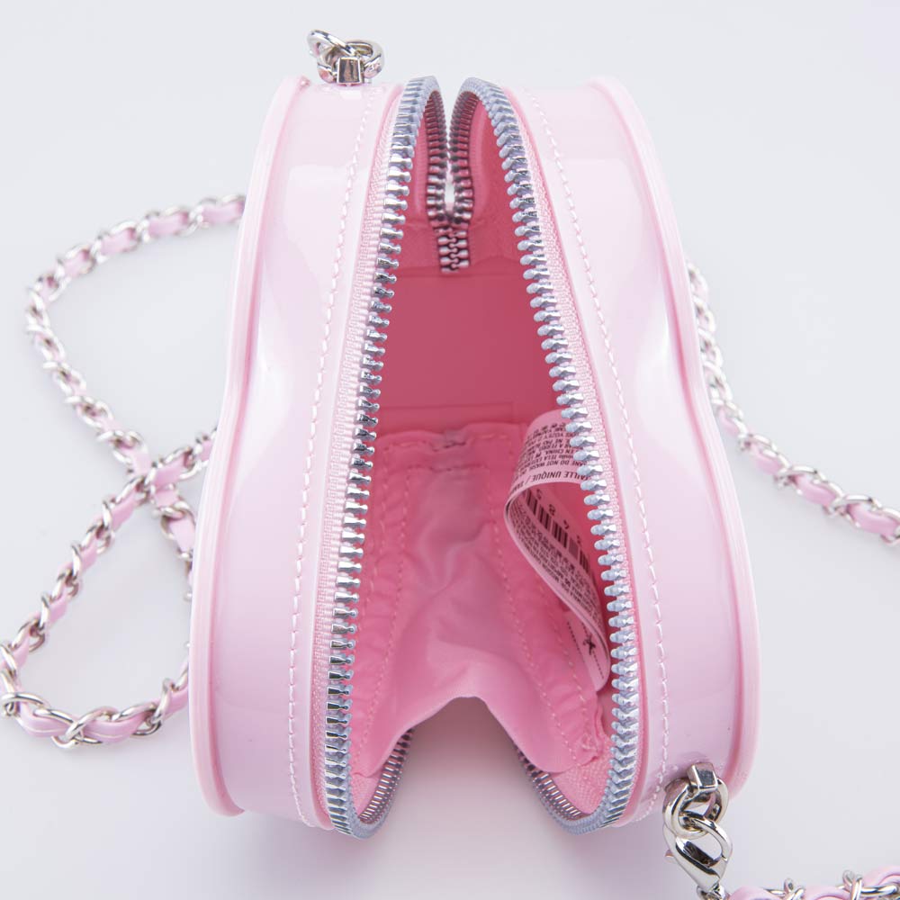 02802367-40 Сумка кросс-боди детская Сердце розовый, все фото 4