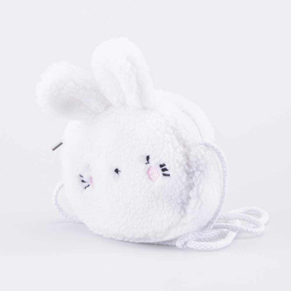 02802368-40 Сумка детская Пушистый зайка белый, все фото 2